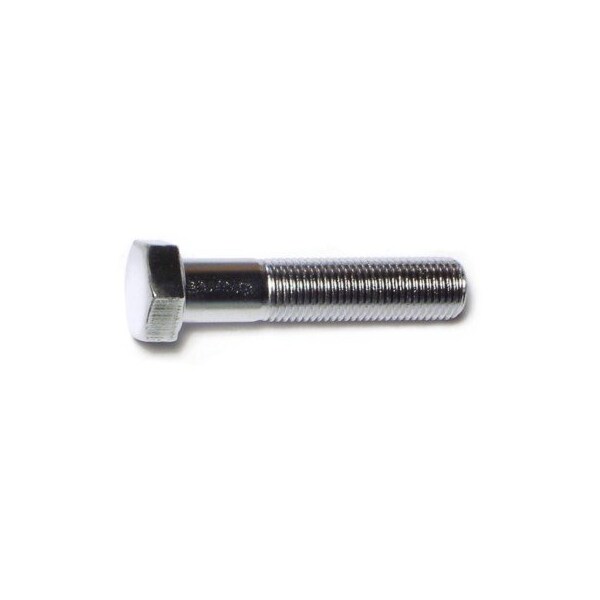 Midwest Fastener Grade 5, 3/8"-24 Hex Head Cap Screw, Chrome Plated Steel, 1-3/4 in L, 10 PK 75305 - main